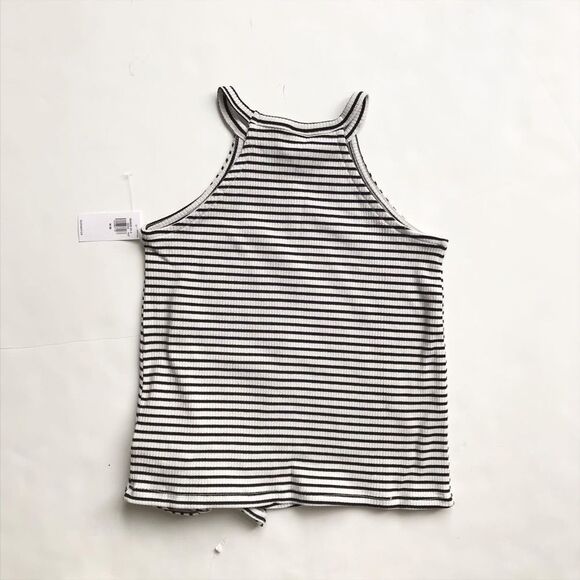 Old Navy NWT ribbed stripe tank top M(8Y) - Picture 5 of 5